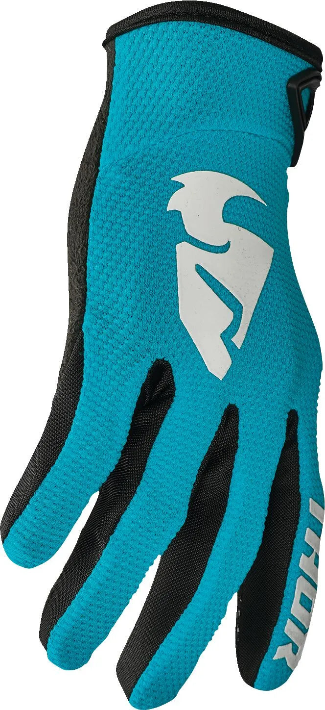 Thor Women's Sector Gloves - Aqua/Black/White