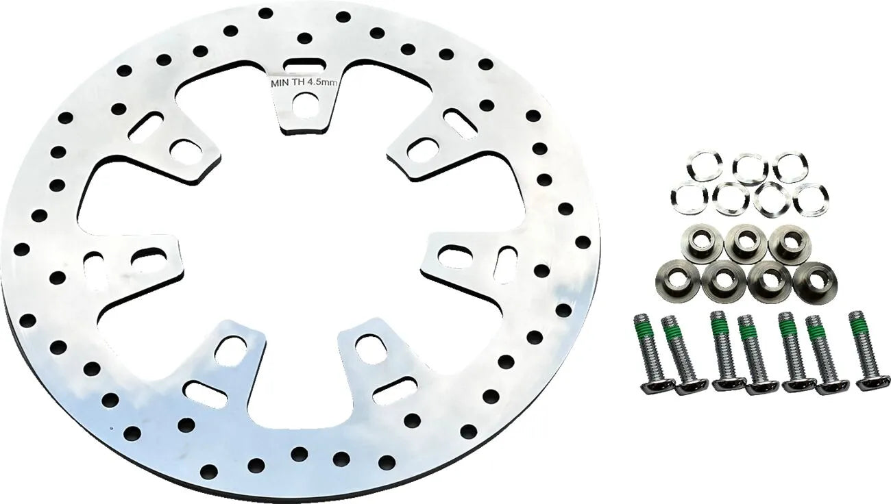 Drag Specialties Oem-stil Bromsskiva - 300mm Rostfritt Stål - Fram