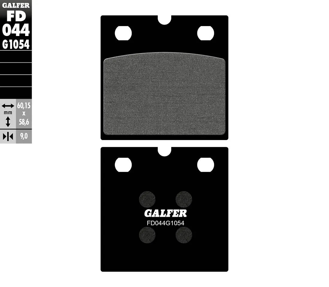 Galfer Semi-metalliska bromsbelägg för OEM-ersättning - Fram