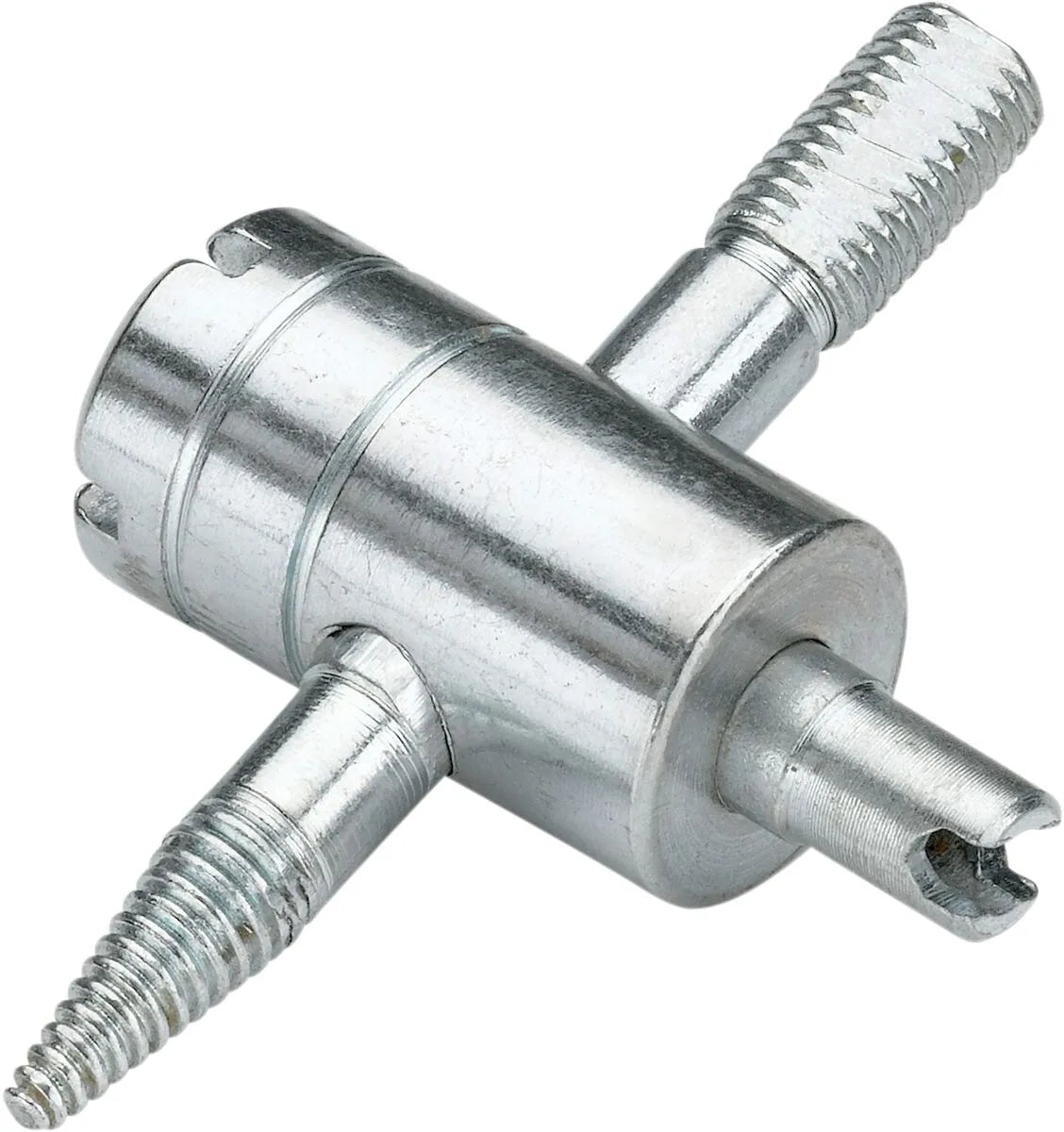 Moose Offroad Hard-Parts 4-Way Tire Valve Repair Tool Silver