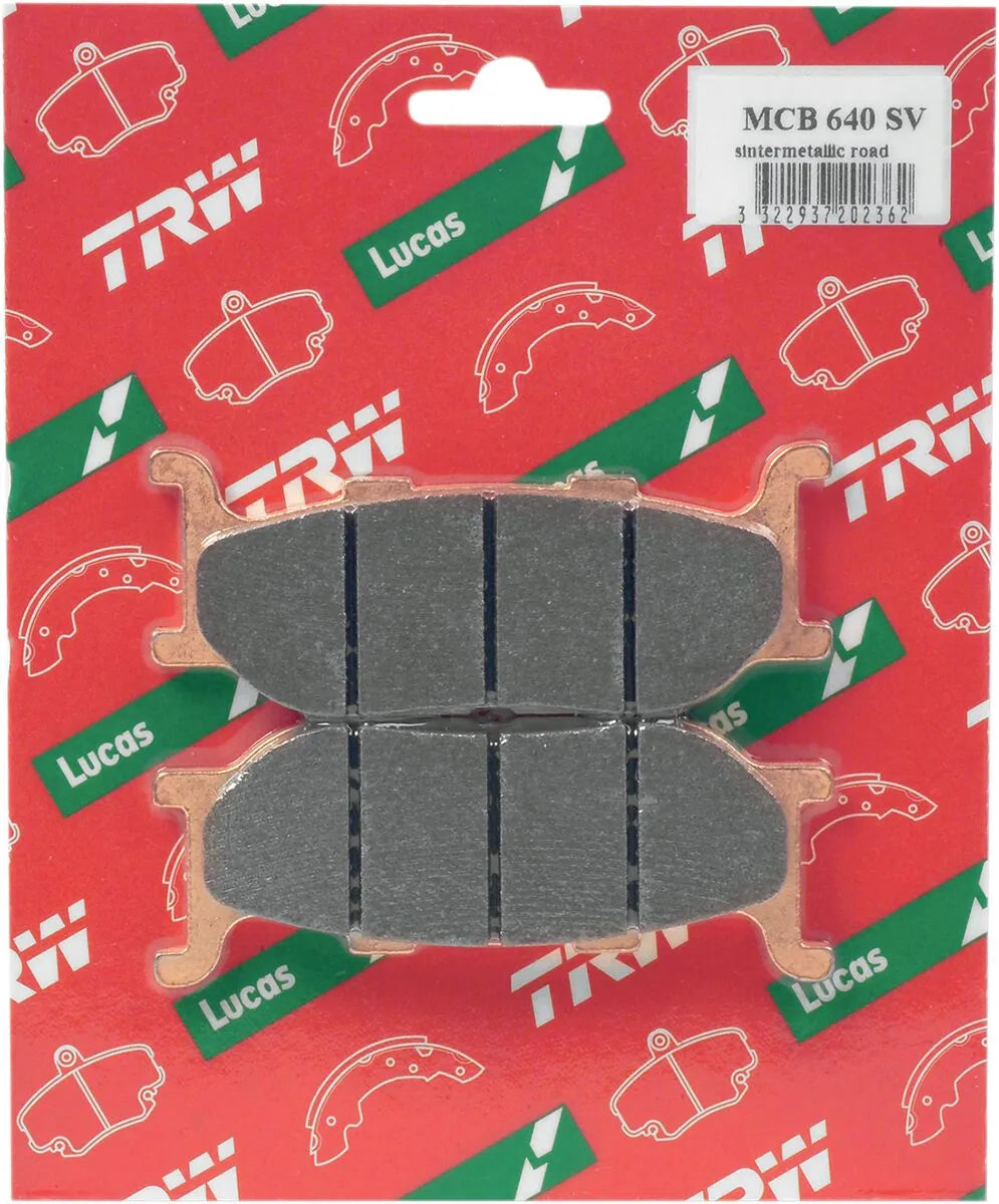 Trw Sv Series Sintered Brake Pads For Front Brake Use - Front