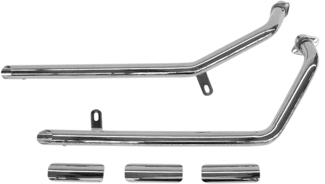 Cobra Drag Pipes Krom Avgassystem