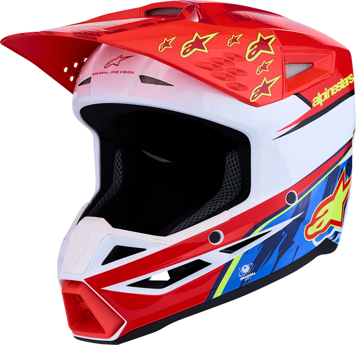 Alpinestars Youth SM3 Falcon Helmet Red White Blue
