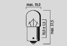 Flosser 1156 Ba15s 12v 10w Filament Bulb