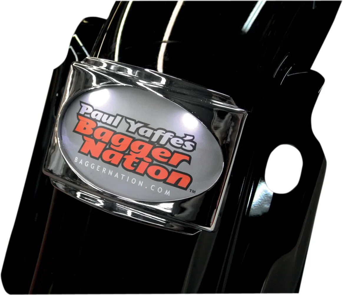 Paul Yaffe Bagger Nation Stealth Iii License Plate Frame