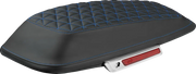 Saddlemen Tri-Gripper Saddlebag Lid Covers Black Blue Stitch