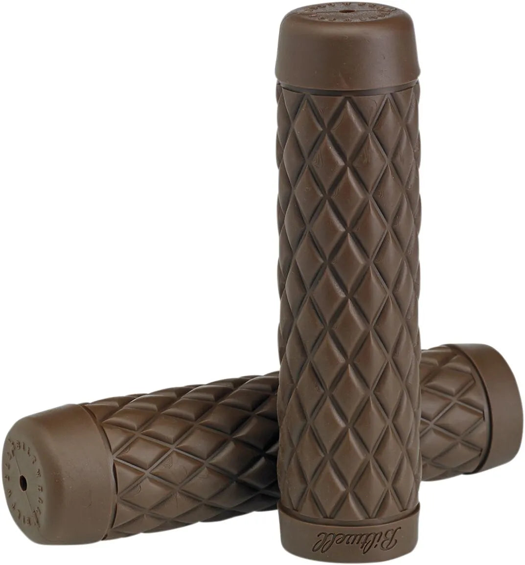 Biltwell Torker Grips - Chocolate, 1 Inch