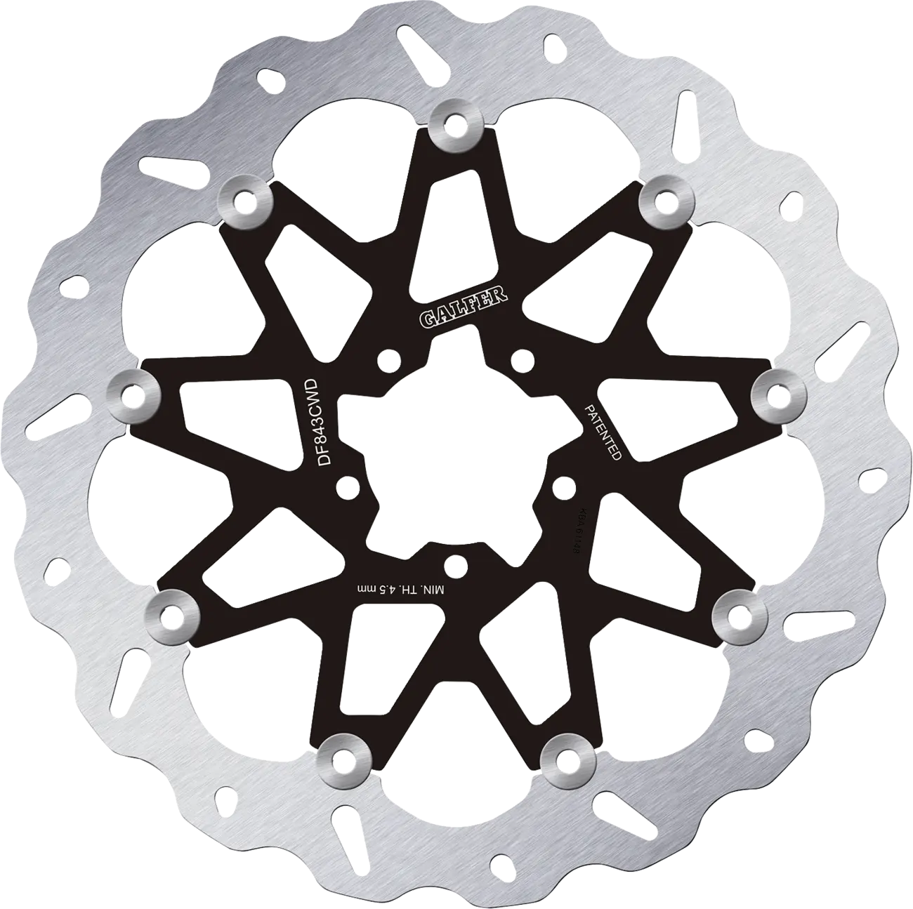 Galfer Brake Rotor For Motorcycle - 320mm Stainless Steel