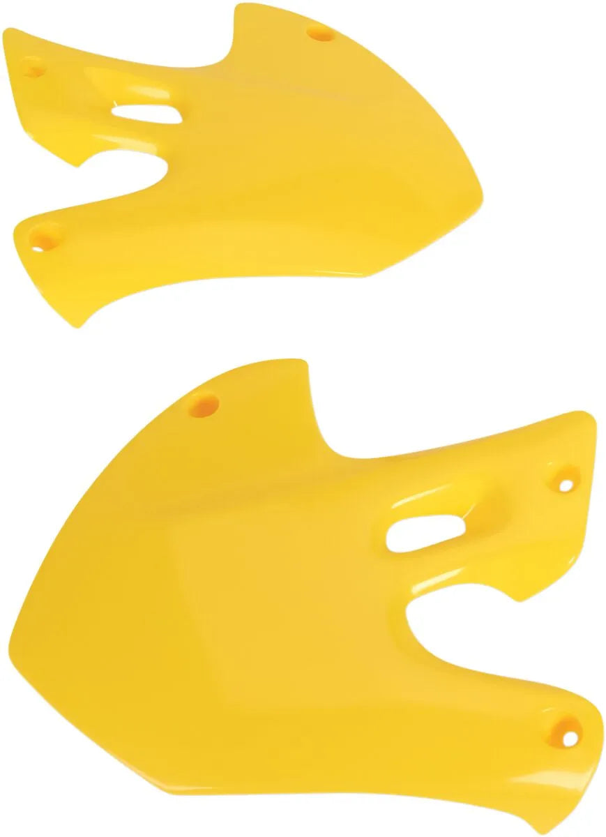 UFO Radiator Shrouds for Suzuki RM Yellow