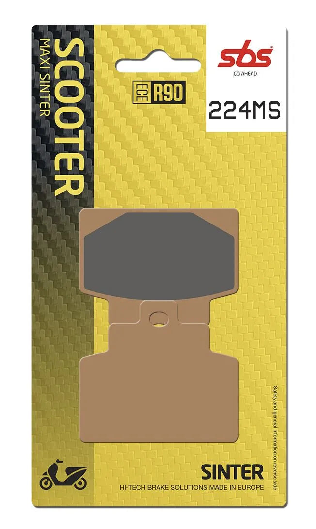 SBS Ms Scooter Maxi Sintered Brake Pads - Fram