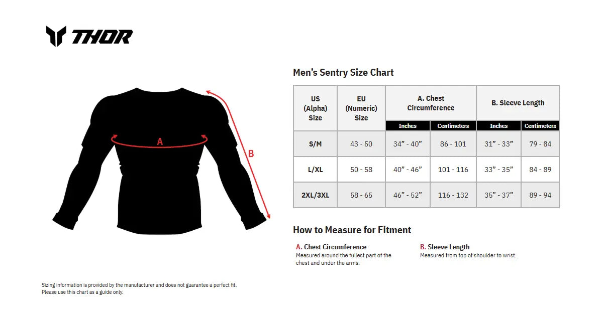 Thor Sentry XP2 Protection Vest Black