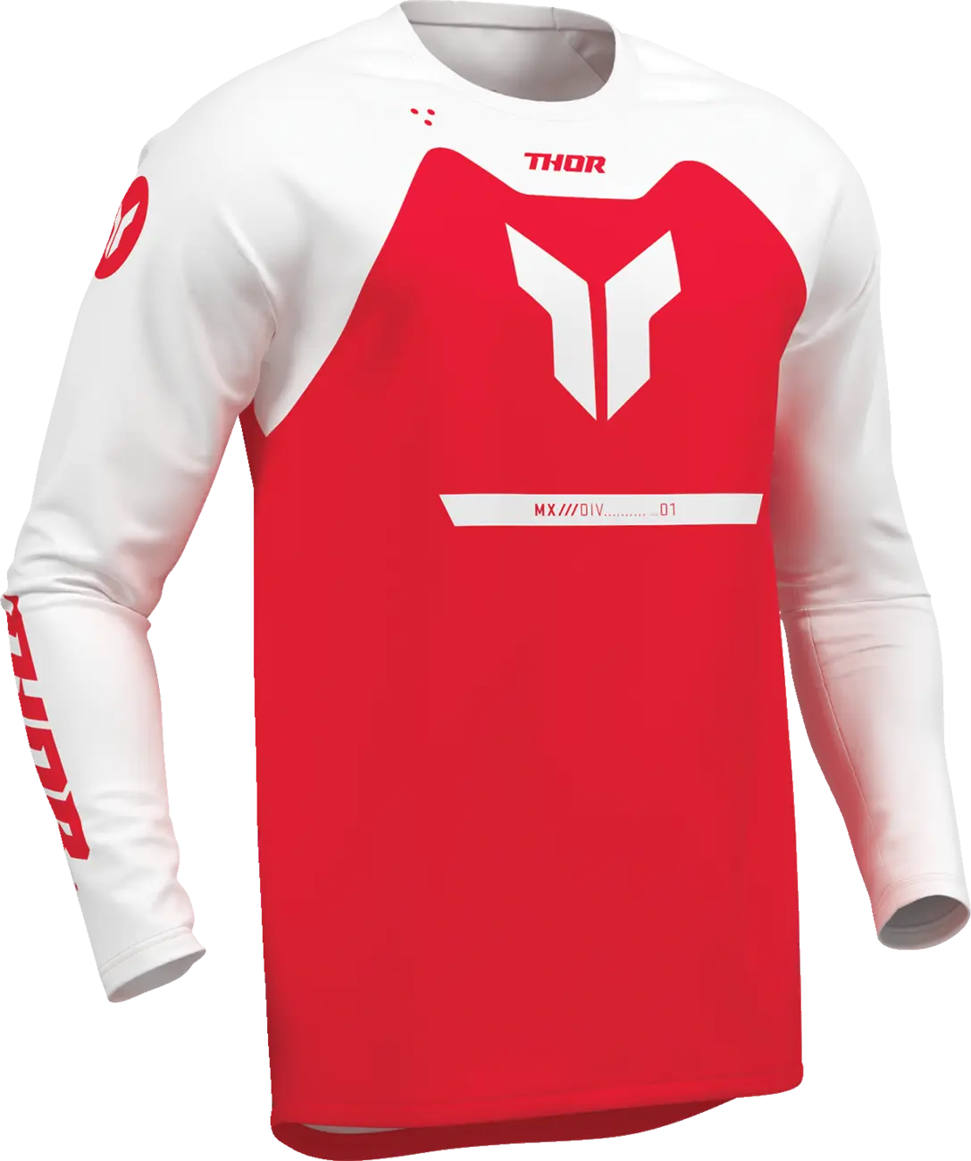 Thor Youth Ridemode Menace Jersey - Red/White