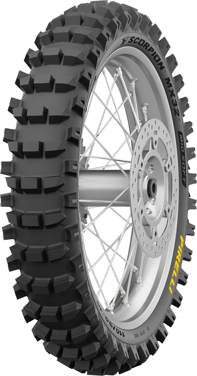 Pirelli Scorpion Mx32 Mid Soft Tire 110/90-19
