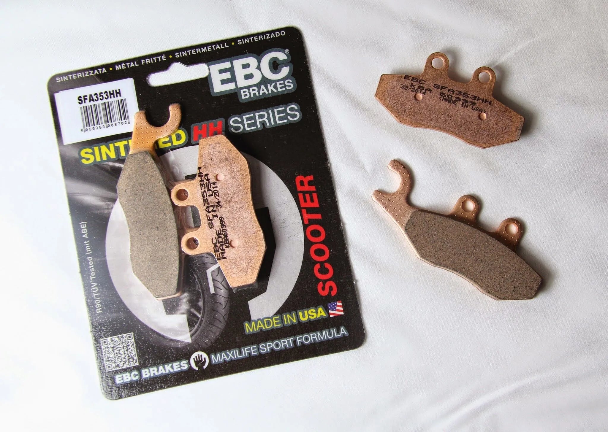Ebc Sfa-hh Sintered Brake Pads For Scooters - Front & Rear
