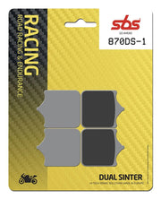 Sbs Ds Racing Dual Sintered Bromsbelägg Set - Fram