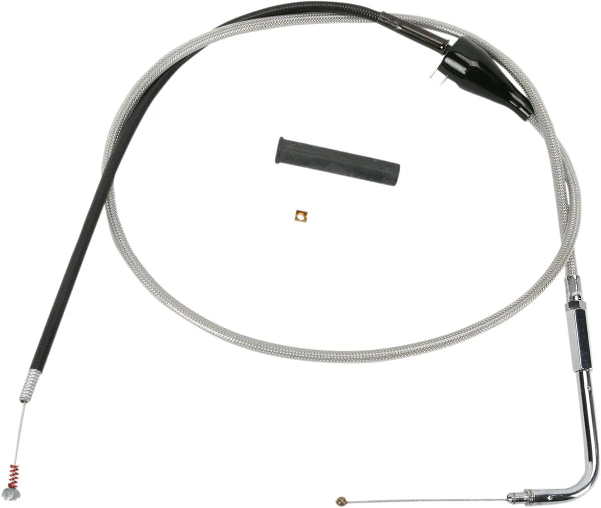 Drag Specialties Stainless Braided Idle Cable