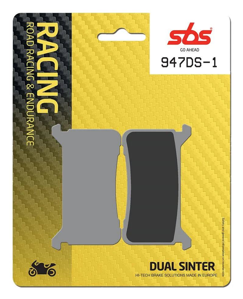 Sbs Ds Racing Dual Sintered Brake Pads - Front