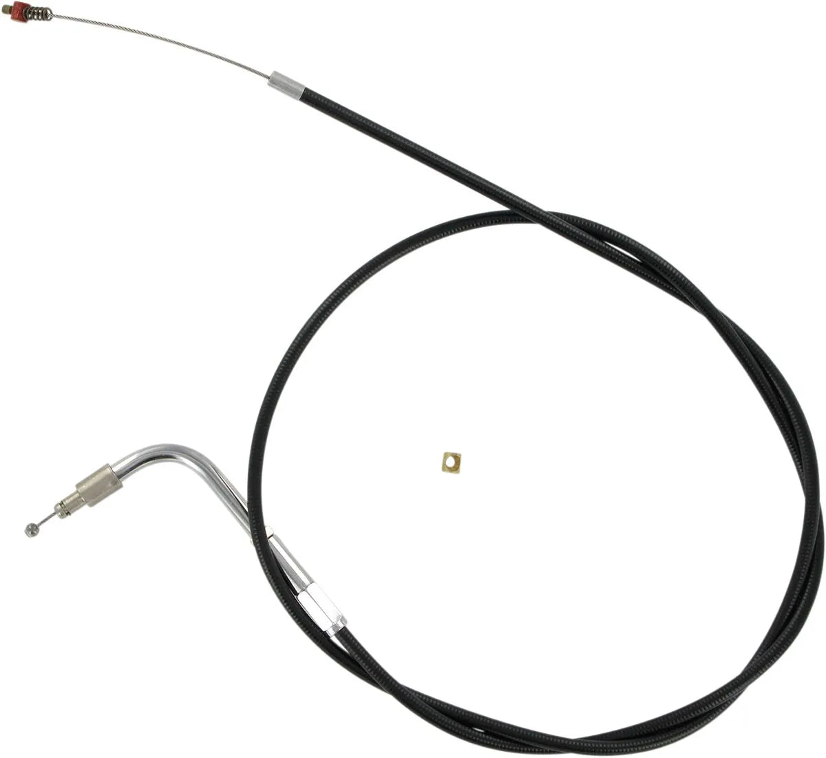 Barnett Black Vinyl Throttle/Idle Cable +6 for Harley Davidson