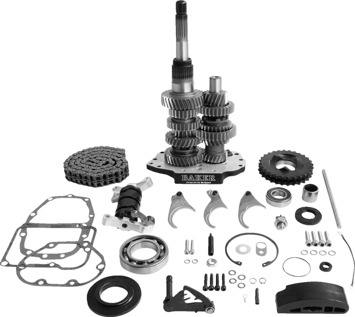 Baker Drivetrain Direct Drive 6-Speed Gear Set 3.24:1 Black