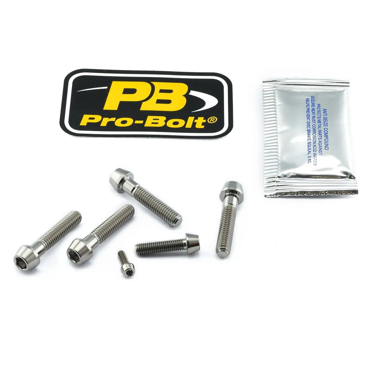 Pro Bolt Titanium Brake & Clutch Lever Pinch Bolt Kit
