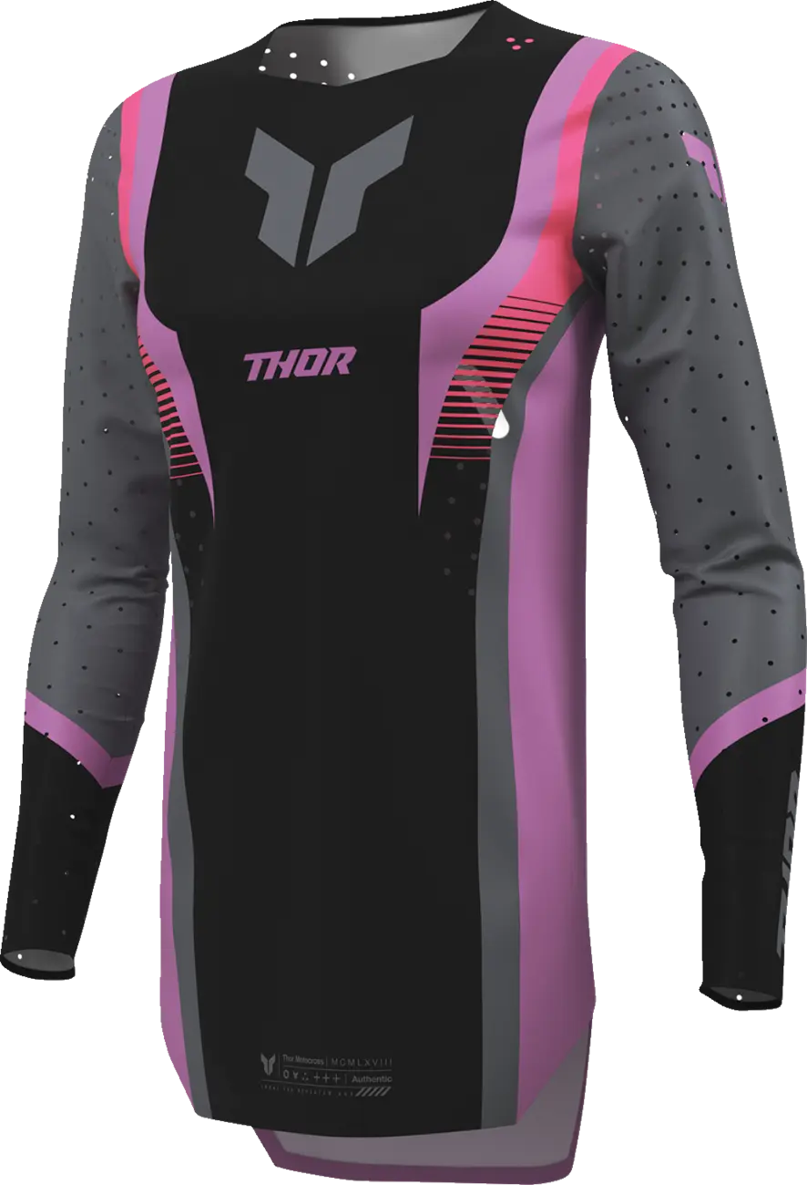 Thor Women's Sportmode Velocity Jersey - Black/Pink/Purple/Dark Gray