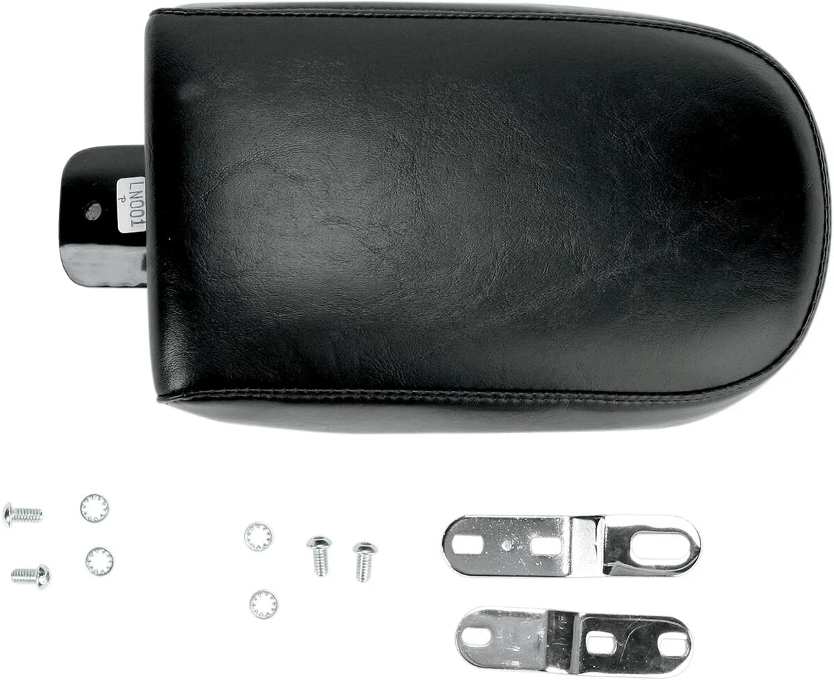 Le Pera Bare Bones Pillion Pad - Black Vinyl - For Harley Davidson