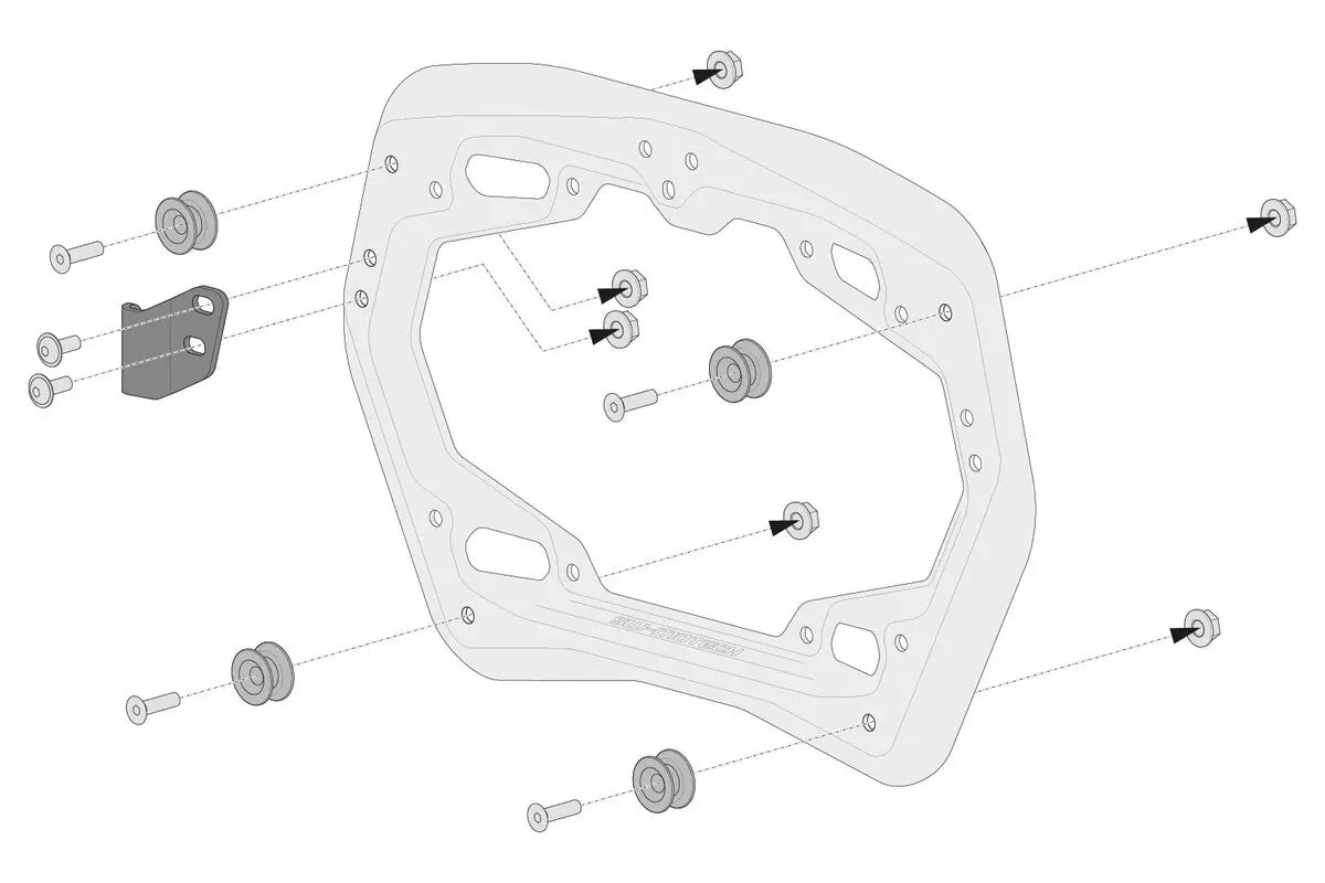 Sw-Motech DUSC 41L Motorcycle Hard Case System
