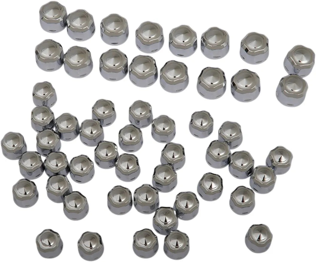 Ciro Crown M8 Engine Bolt Cover Caps Chrome