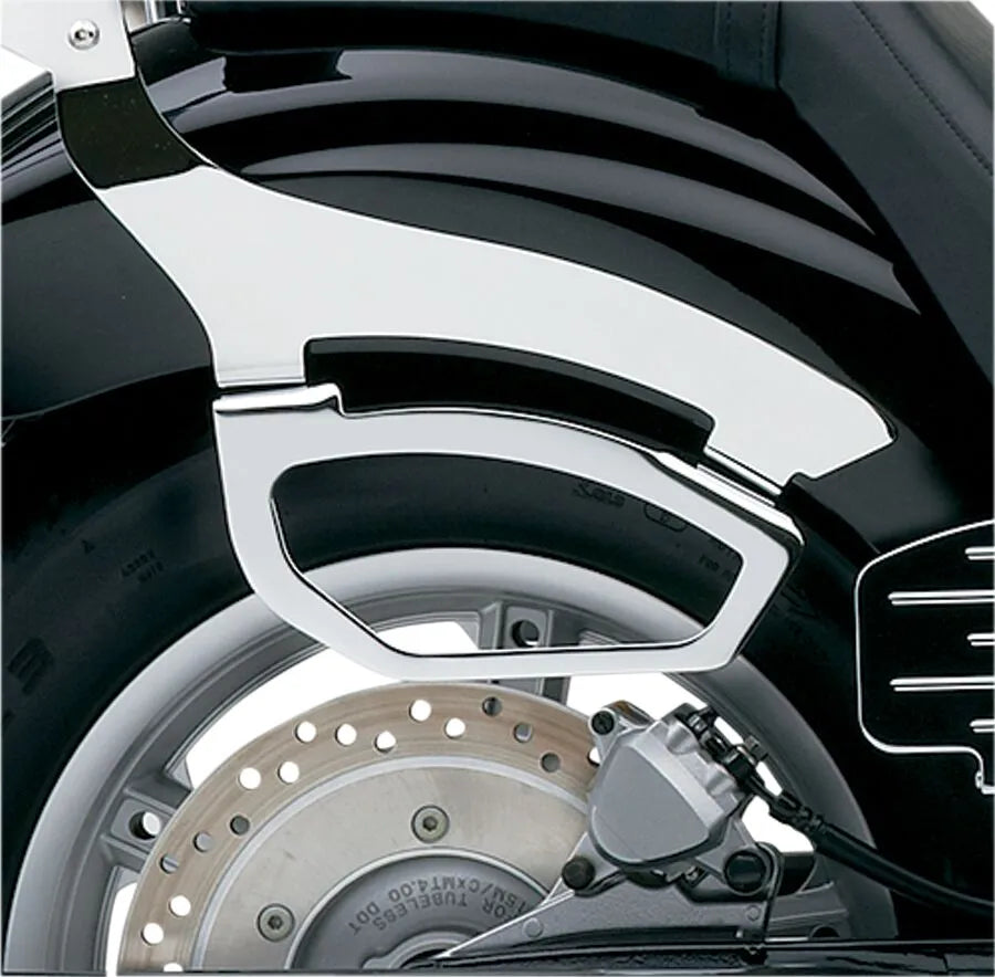 Cobra Saddlebag Supports - Honda - Chrome