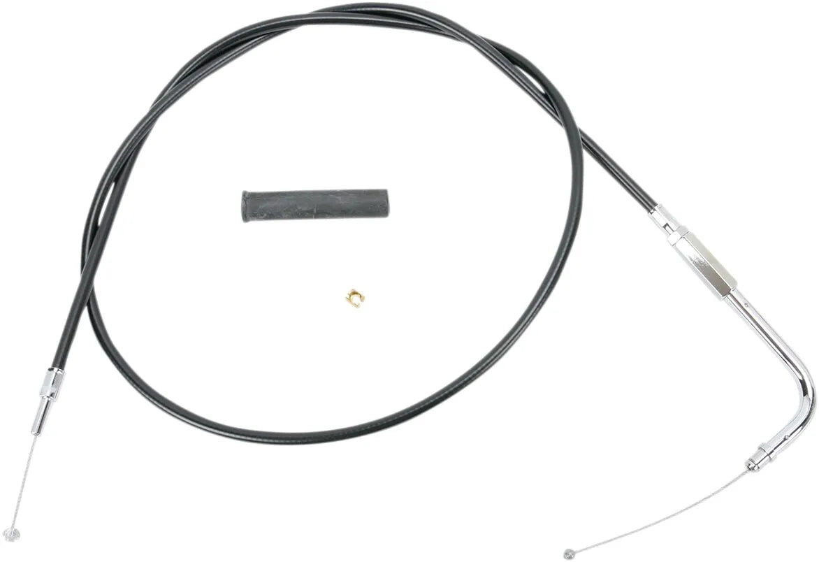 DRAG SPECIALTIES Black Vinyl Throttle Cable 48.5-inch