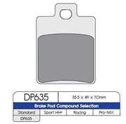Dp Brakes Standard Sintermetall Bromsbelägg - Fram & Bak