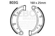 Ebc Organiska bromsbackar Set 160mm - Fram
