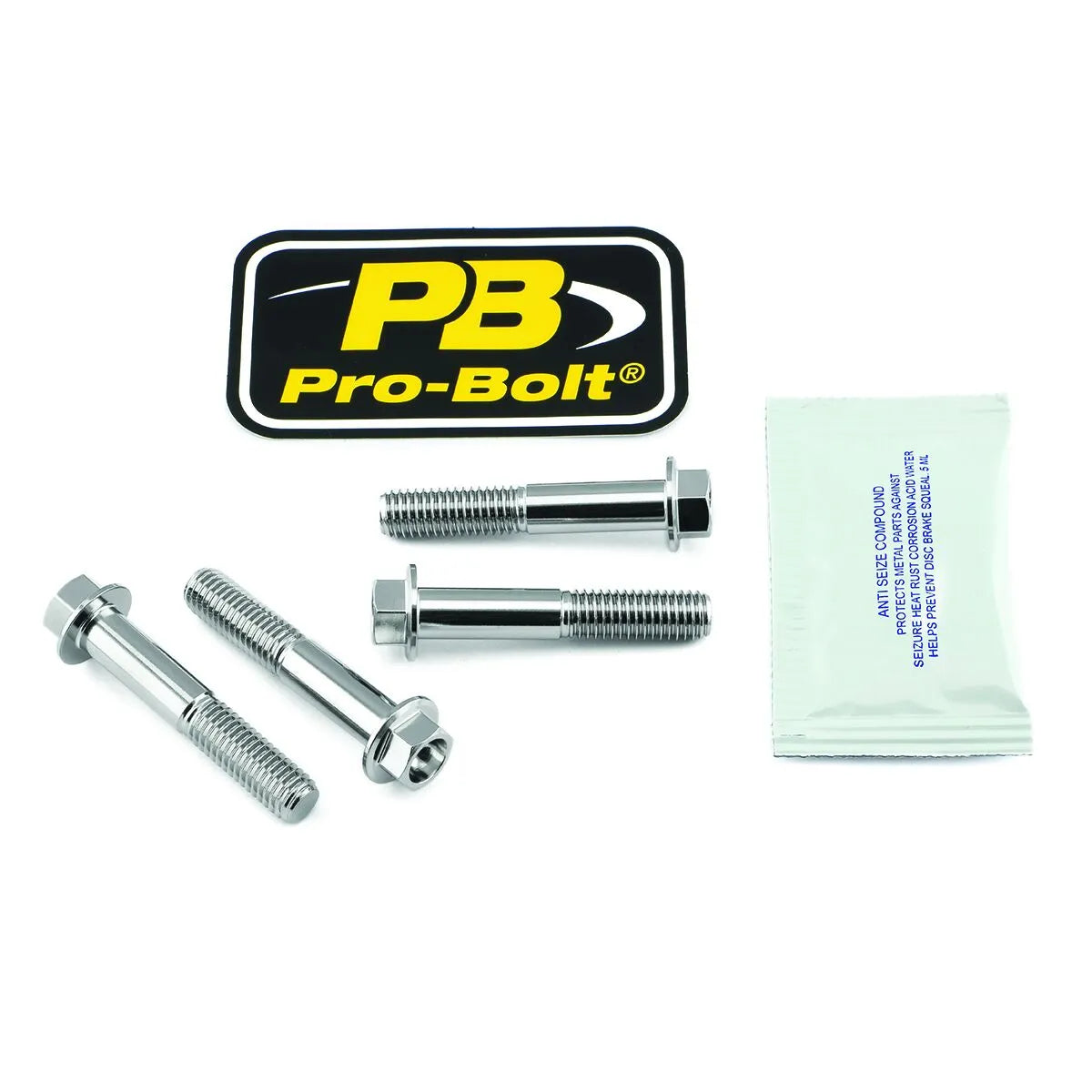 Pro Bolt Stainless Steel Front Axle Pinch Bolt Kit