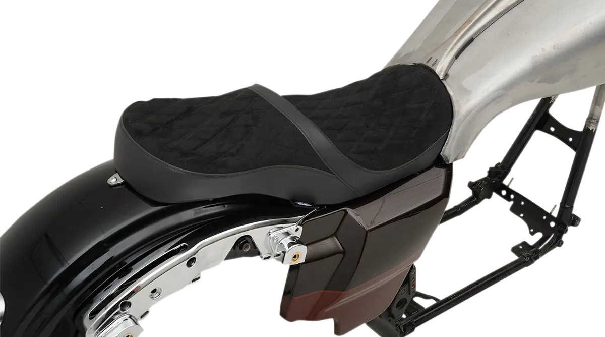 Drag Specialties Low Profile Touring Seat - For Harley Davidson