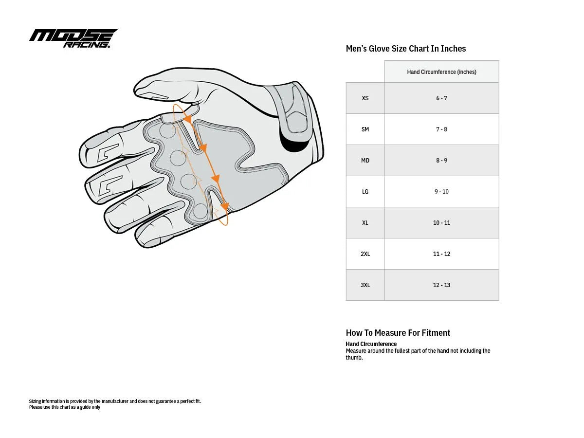 Moose Offroad Mx1™ Gloves - Black/Red/White