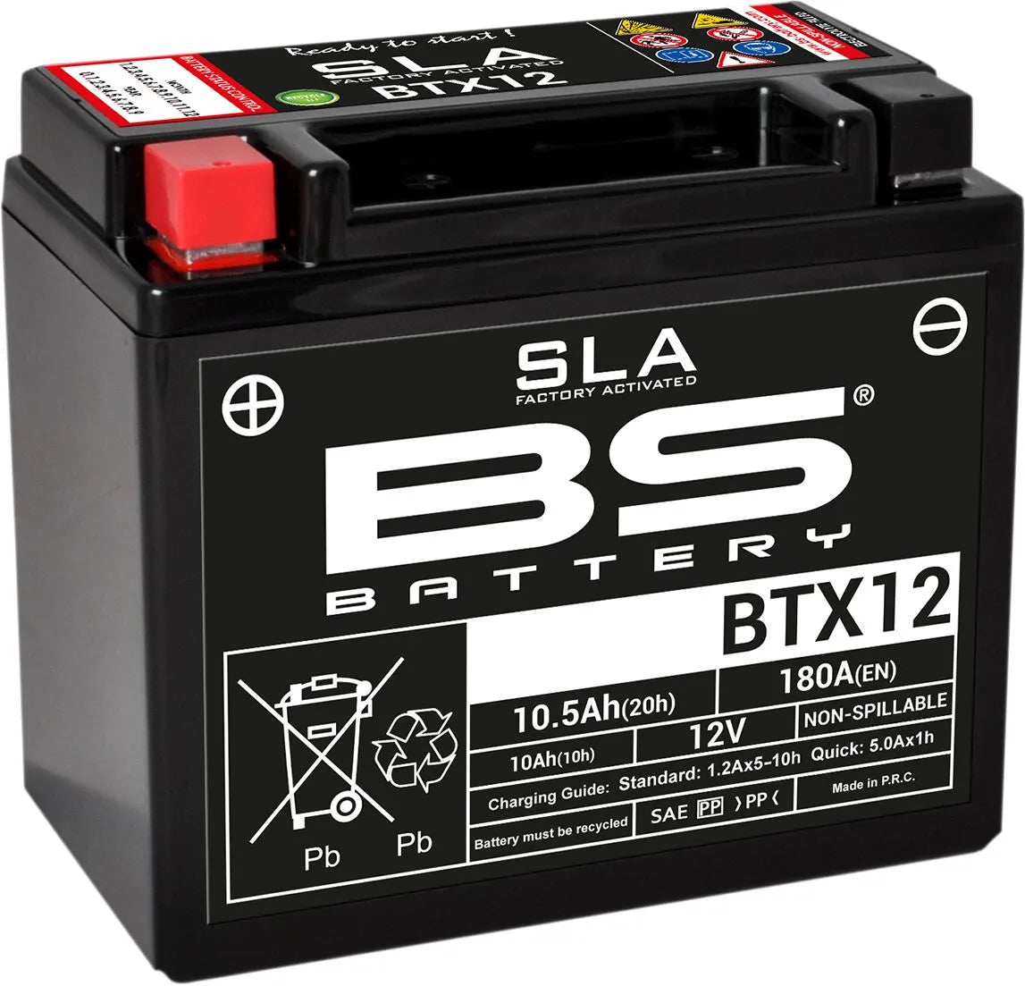 Bs Battery Agm 12v 10ah Motorcycle Battery