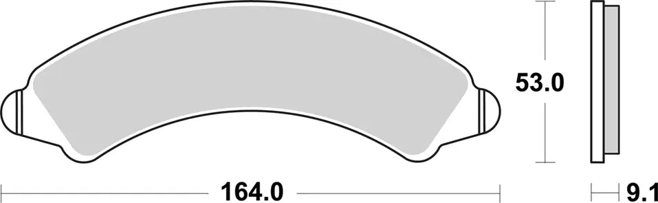 Sbs Rsi Bromsbelägg För Motorcykel