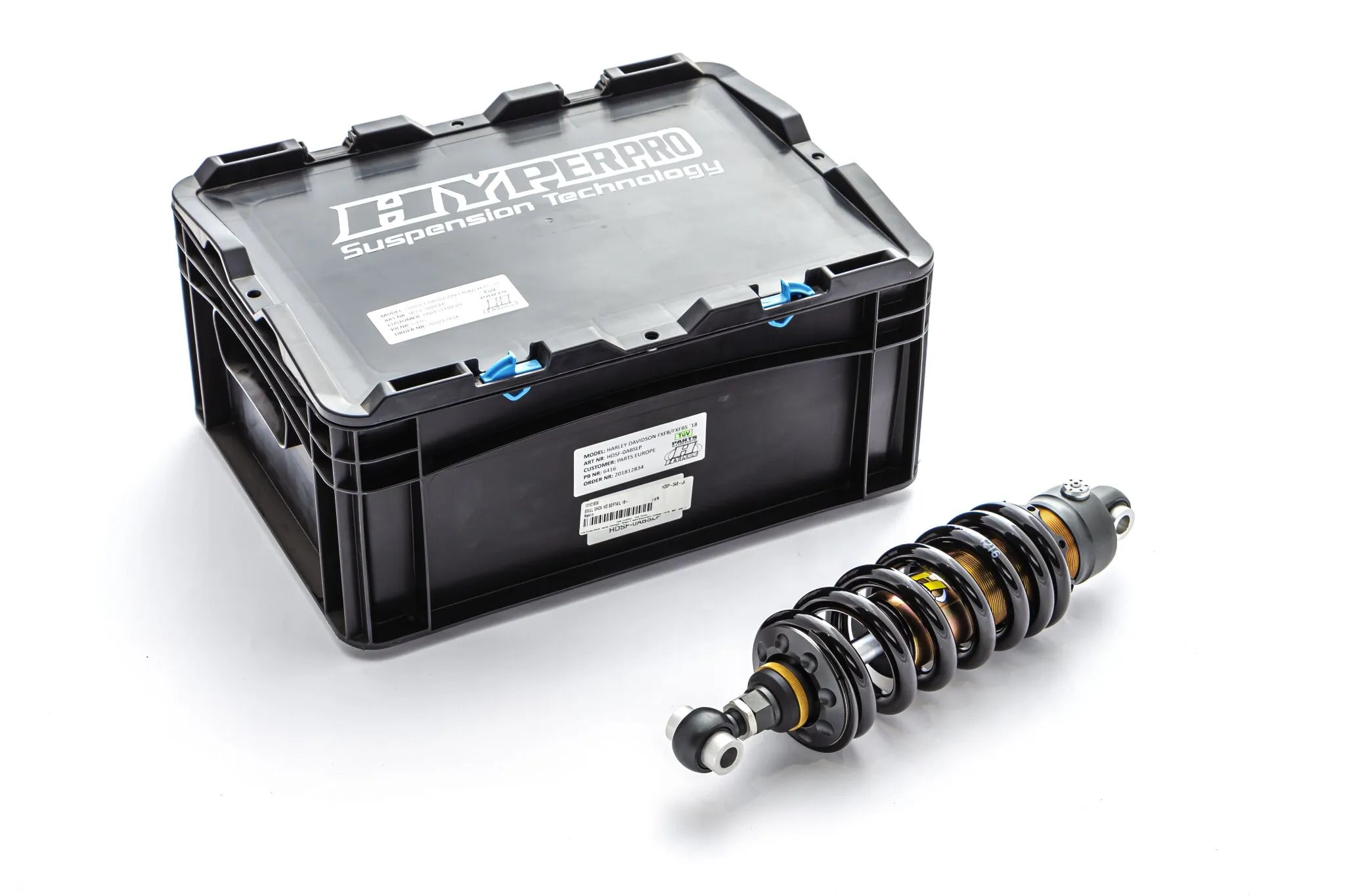 Hyperpro Softail Fully Adjustable Emulsion Shocks