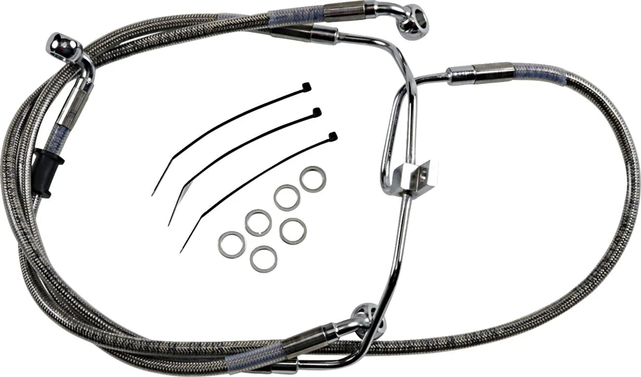 Drag Specialties Förlängd Bromsslang Kit För Icke-abs Modeller