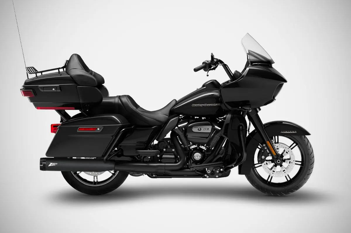 Zard 4.33" Slip-On Platt Ljuddämpare För HD-Touring E3 - ECE Väglaglig