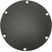 Drag Specialties Black Wrinkle 6-Hole Derby Cover