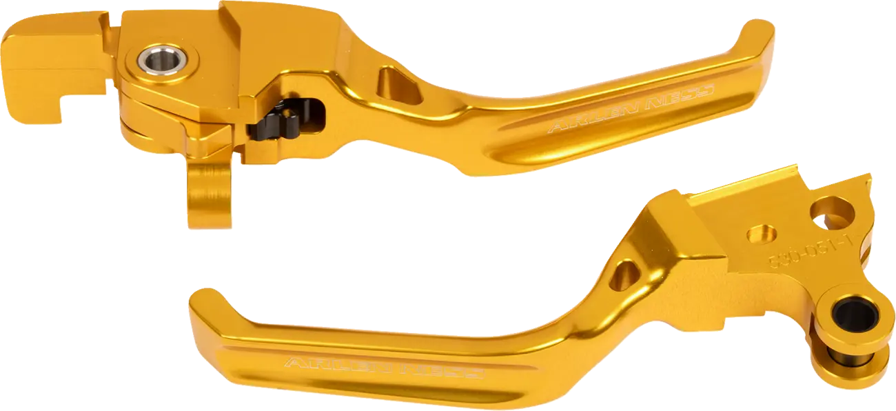 Arlen Ness Method Lever Set - Gold