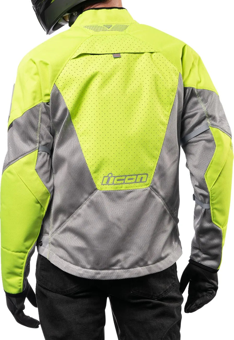 Icon Mesh Af™ Jacket - Gray/Hi-Vis Yellow
