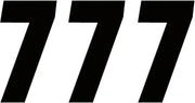 Factory Effex Number Stickers For Motorcycle Number Plates
