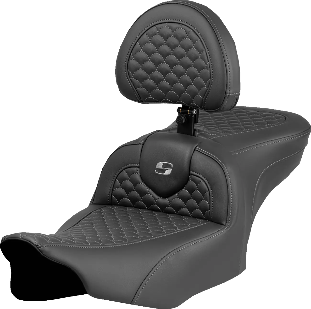 Saddlemen Dragon Scale Roadsofa Seat - For Harley Davidson