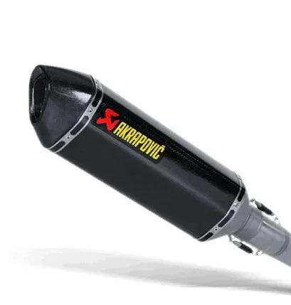 Akrapovic Ersättningsljuddämpare - Kolfiber, Svart