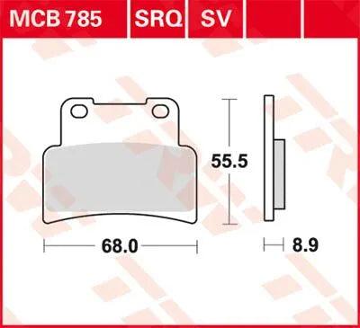 Trw All Round Sintered Metal Brake Pads - Front