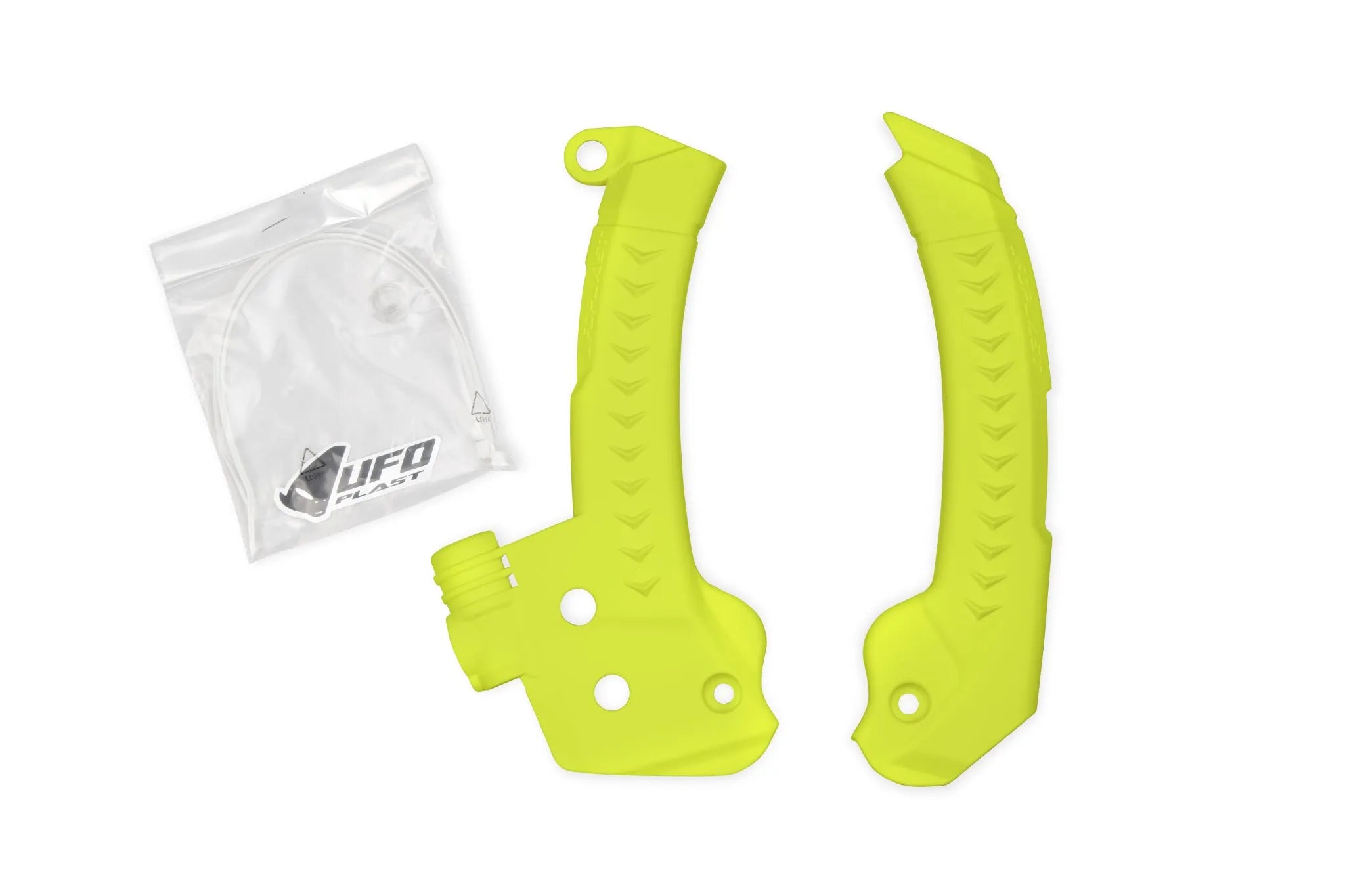 Ufo Frame Guards For Motorcycle Frames - Yellow
