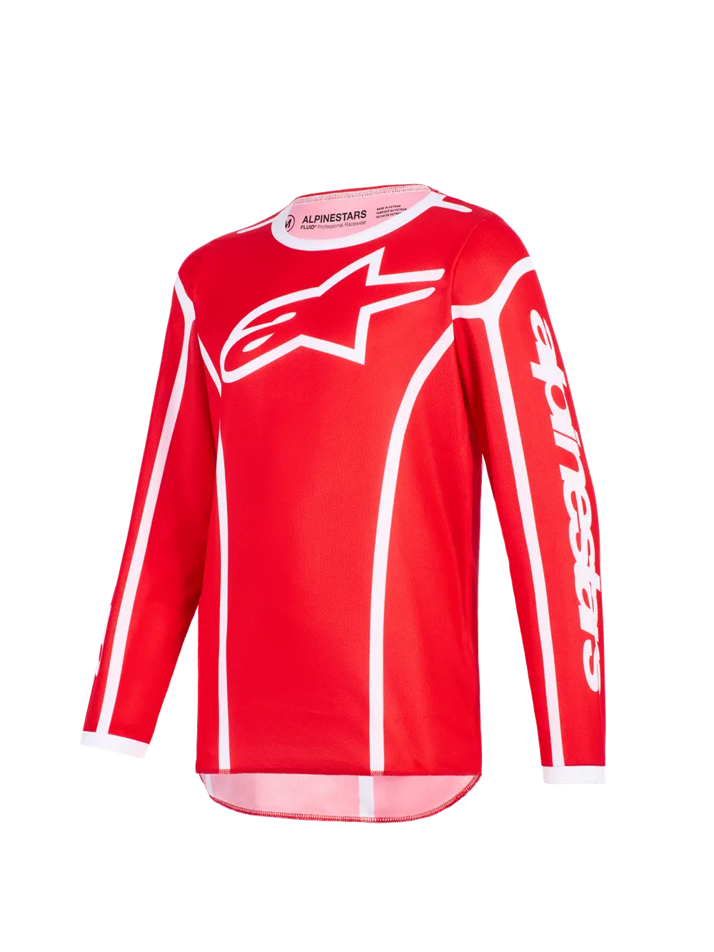 Alpinestars Youth Fluid Apex Jersey - Red/White