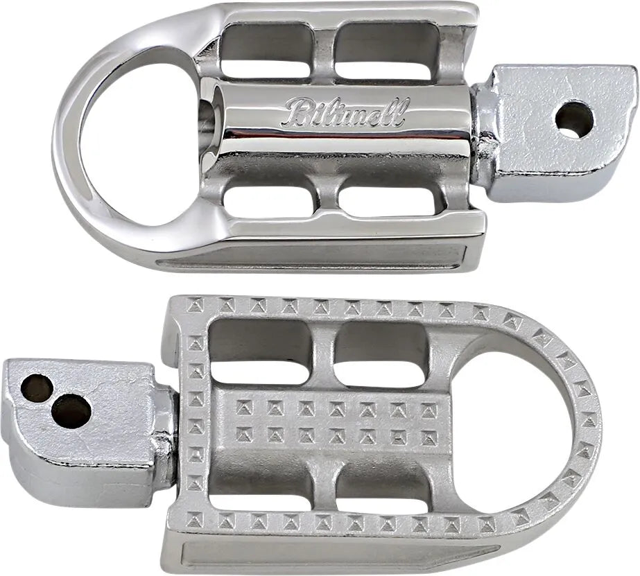 Biltwell Mushman Foot Pegs - Stainless Steel